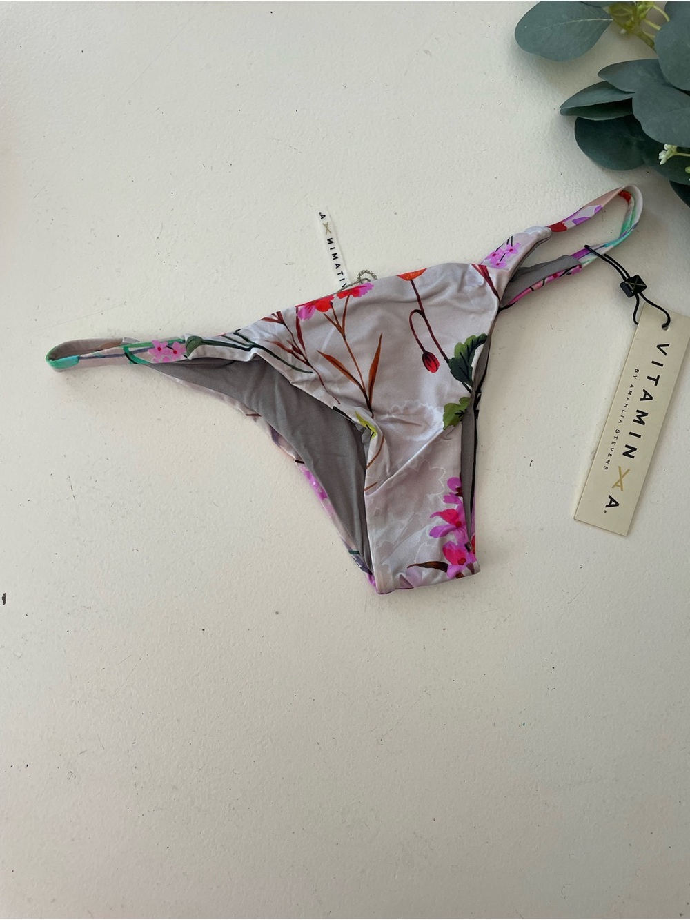 Vitamin A Floral Cheeky Bikini Bottom